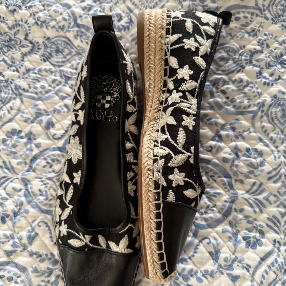 Vince Camuto Floral Embroidered Espadrilles